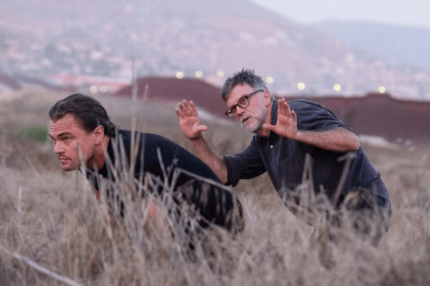 Paul Thomas Anderson y Leonardo Di Caprio.