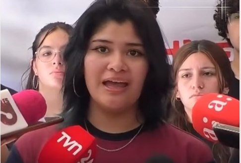 Darlyn Marchant, vocera de la Asamblea Coordinadora de Estudiantes Secundarios (ACES).