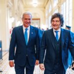 Presidente de Chile,  José Antonio Kast y su par de Argentina, Javier Milei