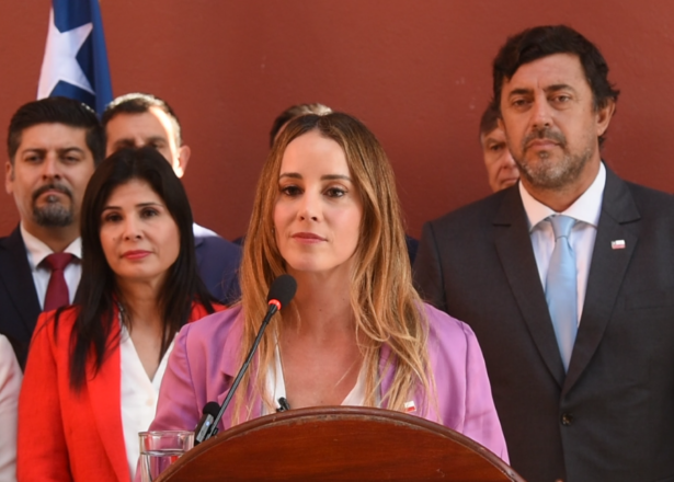 Ministra secretaria general de Gobierno, Mara Sedini.