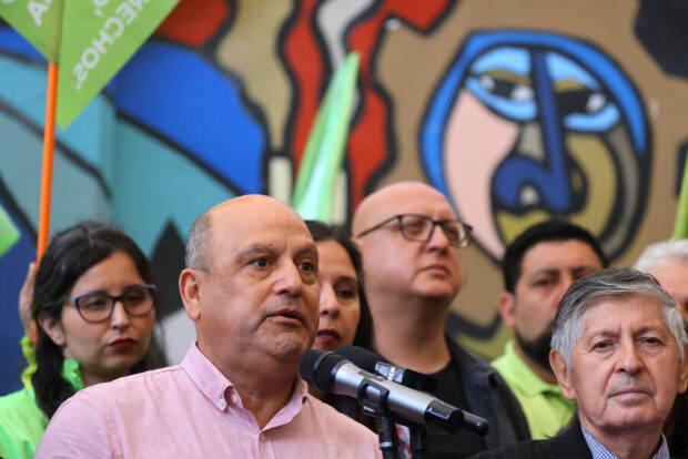 Presidente de la Central Unitaria de Trabajadores, José Manuel Díaz.