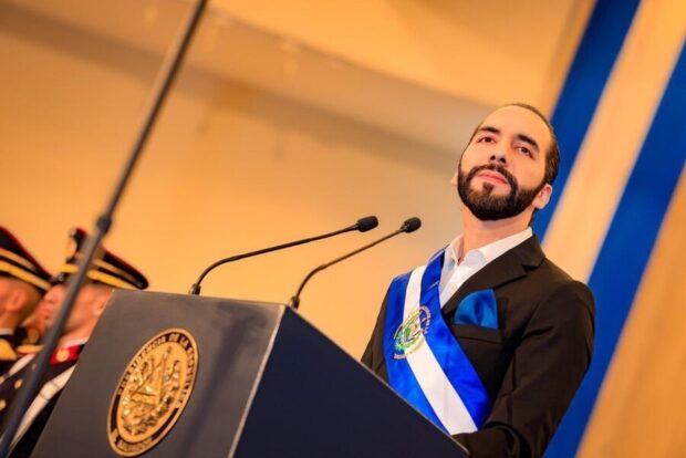 El presidente de El Salvador, Nayib Bukele.