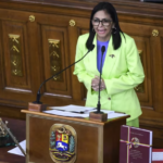 La presidenta encargada de Venezuela Delcy Rodríguez.