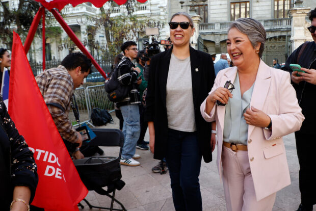 Jeannette Jara en evento del aniversario del Partido Socialista. Foto: Aton Chile.