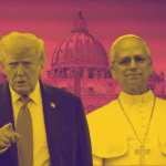 Donald Trump y el Papa León XIV.