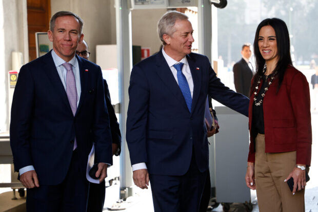 Jorge Alessandri, José Antonio Kast, Paulina Núñez.