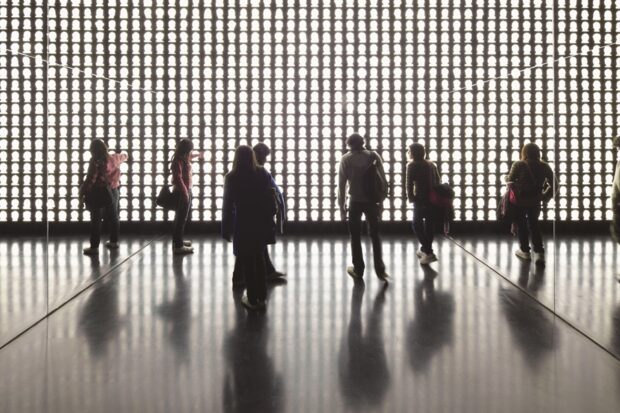 Muestra Geometría de la Conciencia en el Museo de la Memoria y los Derechos Humanos.