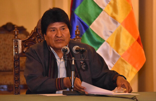El expresidente de Bolivia, Evo Morales.