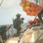 Israel interceptó a la embarcación civil en aguas internacionales.