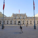 Frontis del palacio de La Moneda.