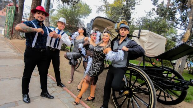 Quinta Normal cierra Día del Patrimonio con "Los Locos Años 20". Foto: Cedida.
