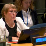 Michelle Bachelet enfrenta jornada clave ante el Consejo de Seguridad de la ONU Expresidenta Michelle Bachelet presenta propuesta para dirigir la Secretaría General de la ONU.