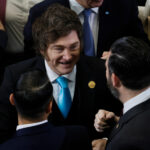 Detienen a exfuncionario cercano a Milei por presunto narcotráfico y lavado de activos El presidente de Argentina, Javier Milei, durante la ceremonia de cambio de mando presidencial, realizada en el Salon de Honor del Congreso Nacional. Foto: Aton Chile.