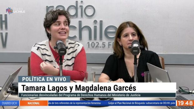 Tamara Lagos y Magdalena Garcés.