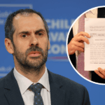 Montaje de imágenes del exministro Nicolás Grau y la acusación constitucional en su contra.