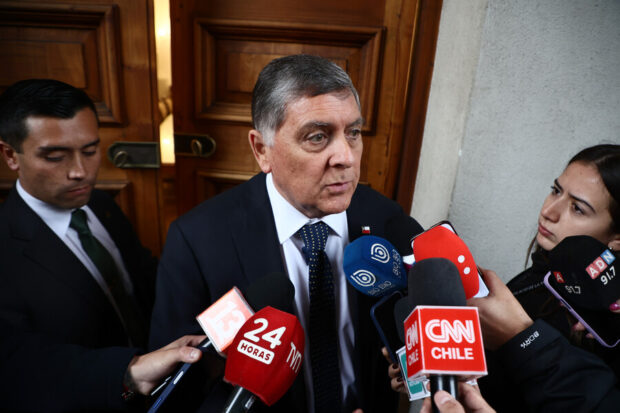 Punto de prensa del biministro del Interior y Segegob, Claudio Alvarado.